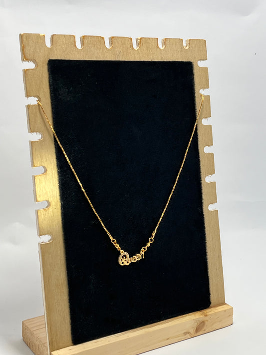 Queen Gold-Tone Necklace